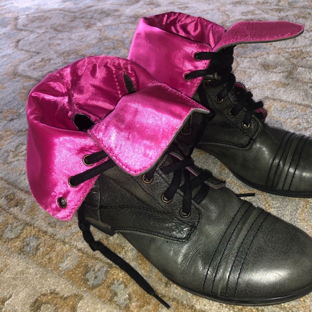 Betsey Johnson Biker Boots